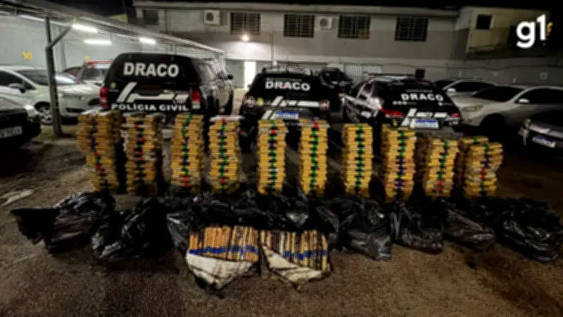 Mais de 1 tonelada de maconha é apreendida no RS