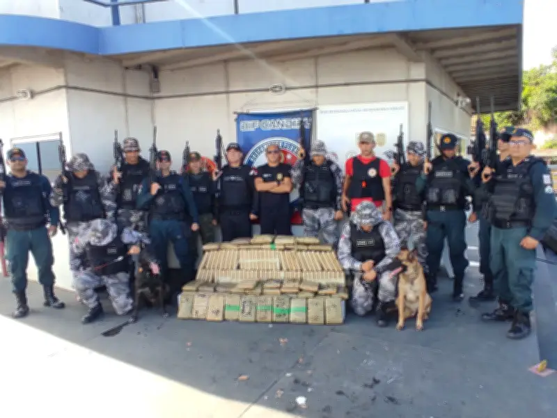 Mais de 117 kg de skunk são apreendidos em embarcação no Pará