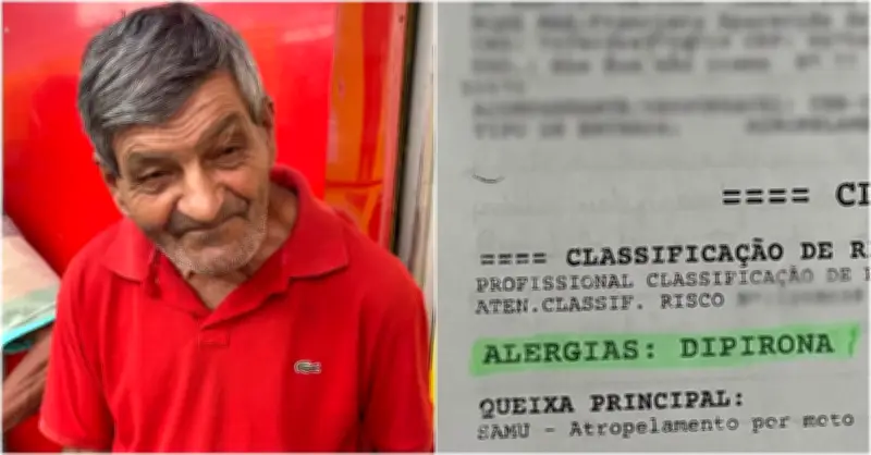 Médico e técnica são afastados após morte de idoso alérgico a dipirona em Juiz de Fora