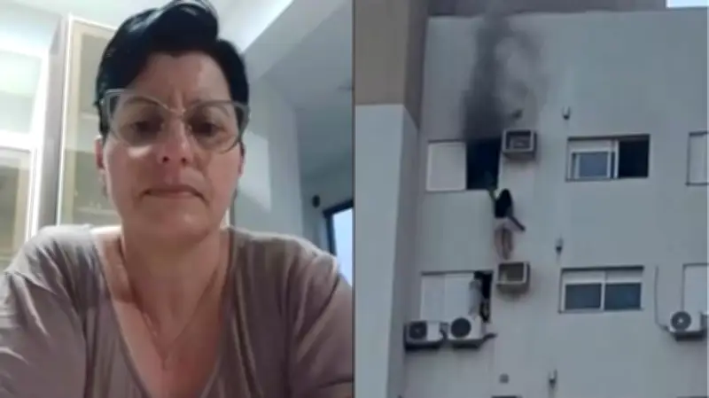 Mãe defende advogada que salvou família em incêndio e critica ataques