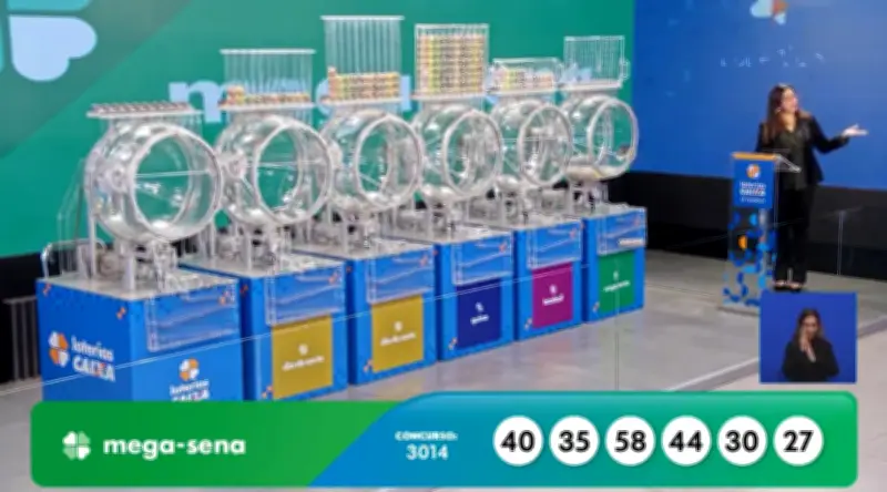 Mega-Sena concurso 3014: números sorteados e prêmio de R$ 14,6 milhões