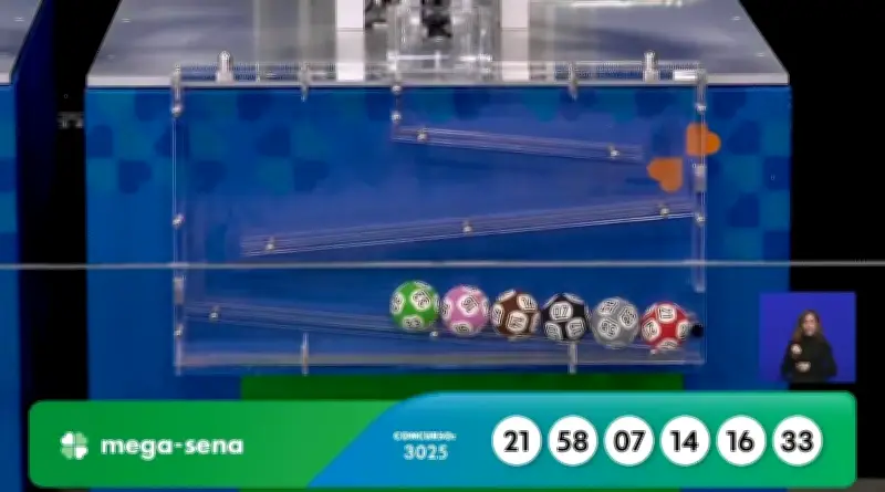 Mega-Sena sorteia R$ 21,3 milhões; veja dezenas do concurso 3.025