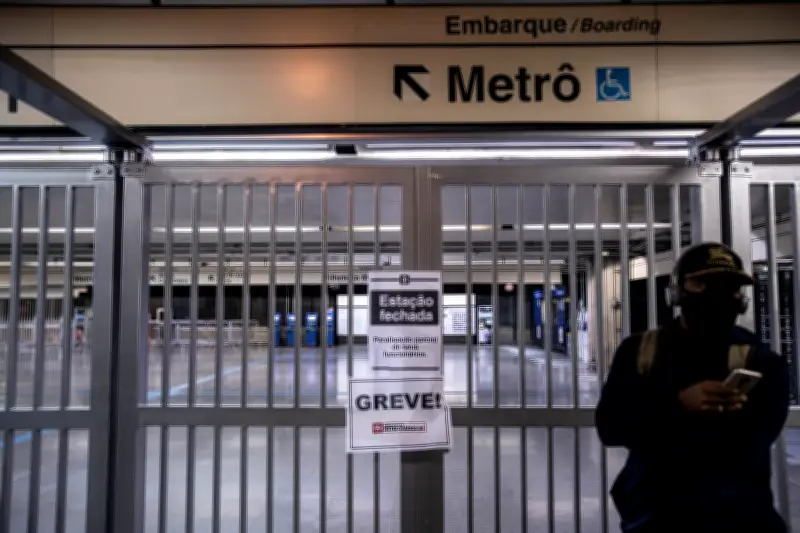 Metrô de SP em greve; linhas 1,2,3 e 15 afetadas