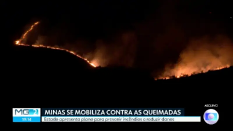 Minas Gerais lança plano de R$ 440 milhões contra queimadas