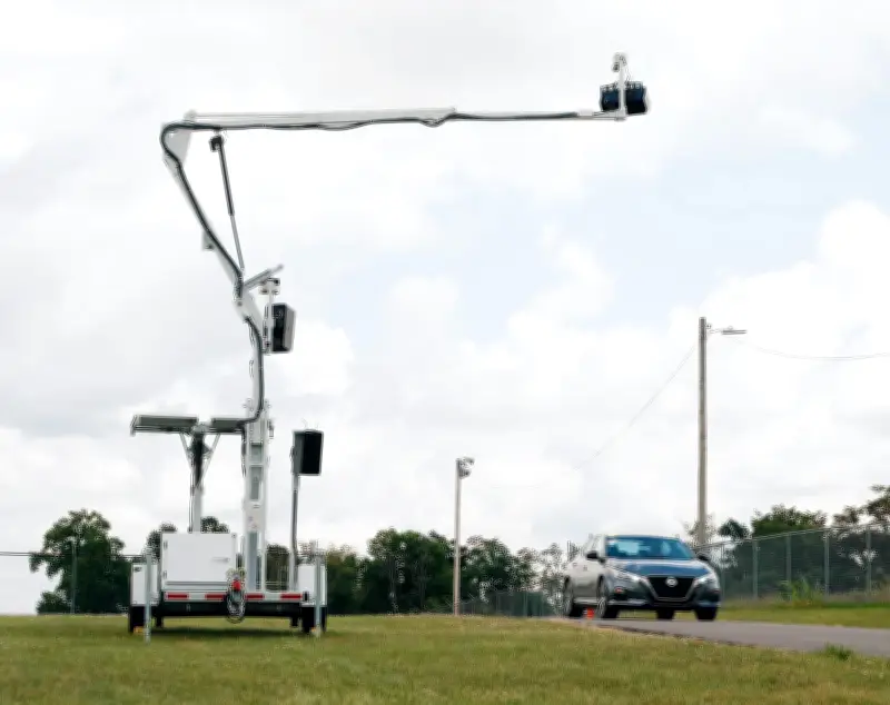 Mississippi usa câmeras com IA para flagrar infrações a 300 km/h