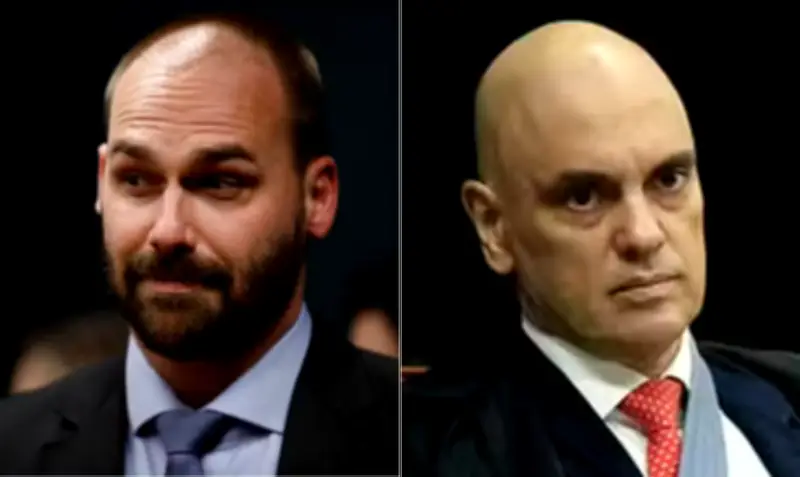 Moraes nega adiamento de julgamento de Eduardo Bolsonaro no STF
