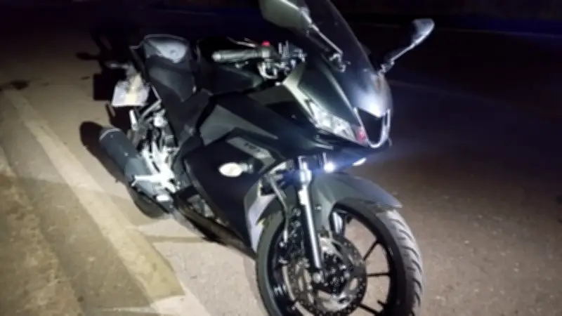 Moto furtada em Uberlândia recuperada com condutor sem CNH em MG