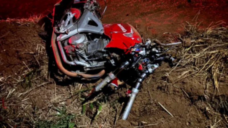 Motociclista morre em batida na MGC-354 em Presidente Olegário
