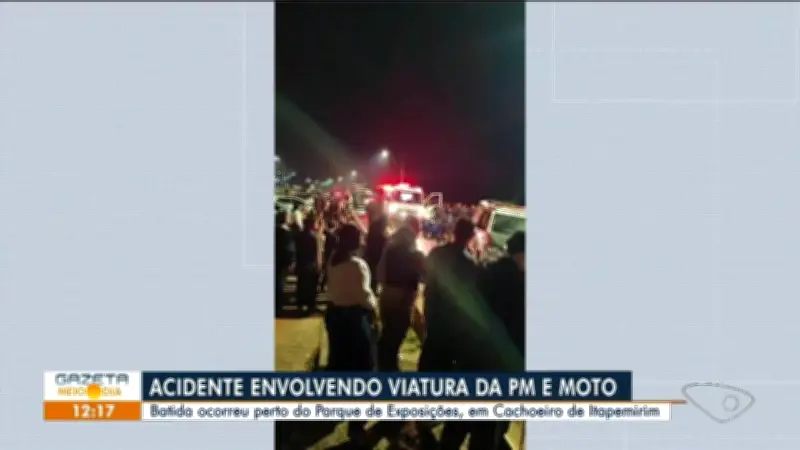 Motociclista morre em colisão frontal com viatura da PM no ES