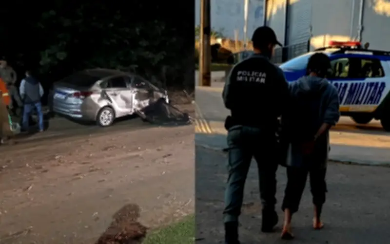 Motorista bêbado atropela dois servidores da Comurg em Goiânia