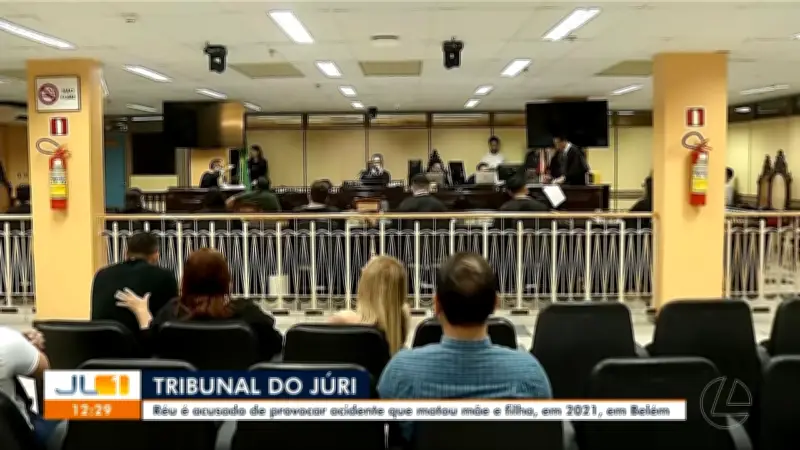 Motorista condenado a 3 anos e 7 meses por morte de mãe e filha em Belém