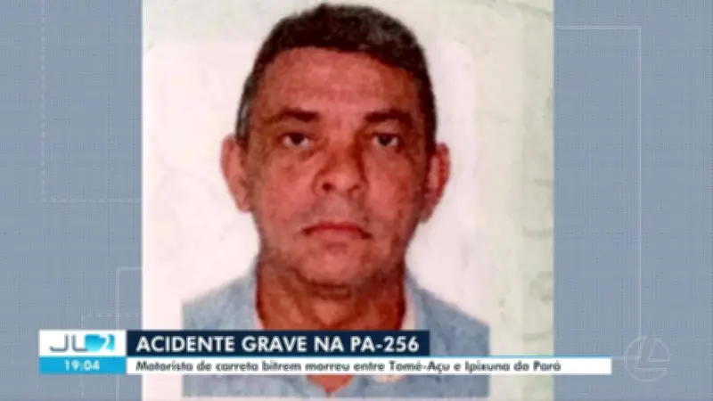 Motorista de bitrem morre em acidente na PA-256, no Pará
