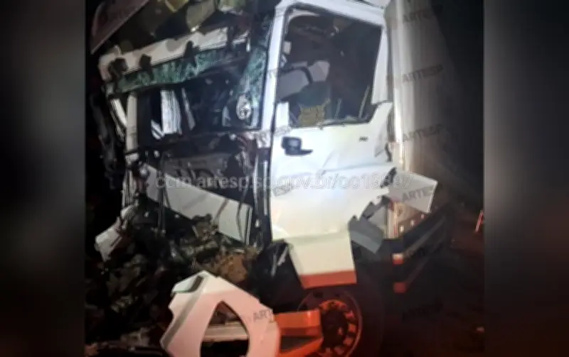 Motorista de caminhão com 168 celulares contrabandeados morre em acidente na SP-270