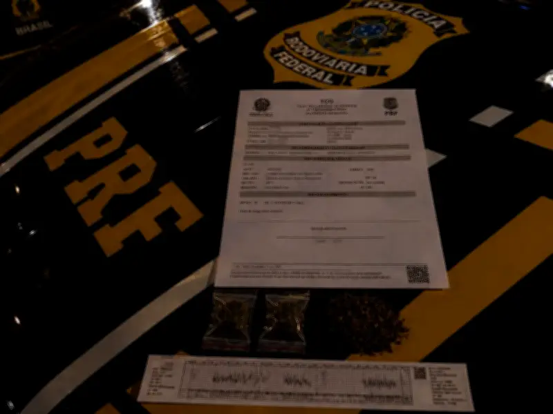 Motorista flagrado dirigindo rodotrem por 24 horas e com maconha em MG