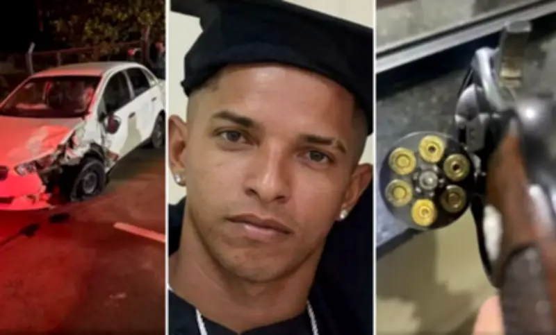 Motorista preso após atropelamento fatal comprou arma antes do crime, diz delegado