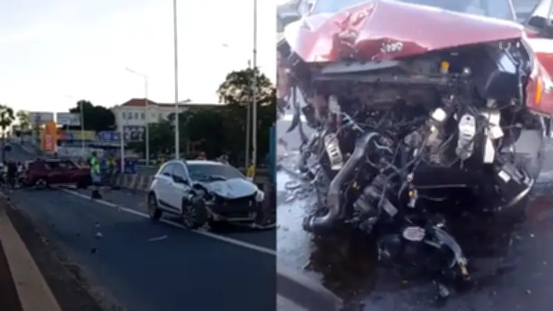 Motorista é preso por embriaguez ao volante após acidente na ponte JK em Teresina
