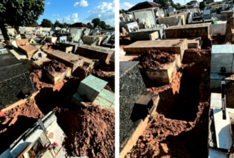MP investiga túmulos vazios e ossadas sem identificação em cemitério de Naviraí
