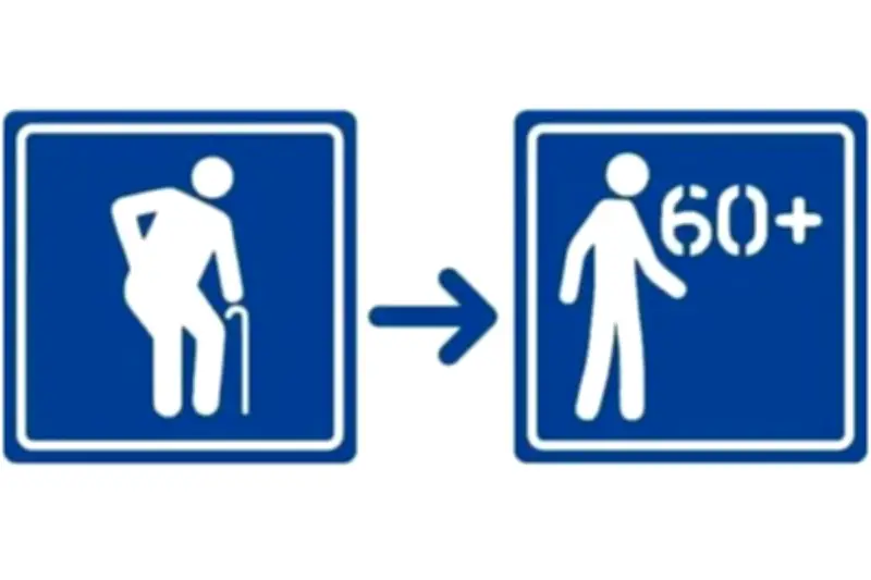 MS adota novo símbolo 60+ para idosos em vagas e assentos