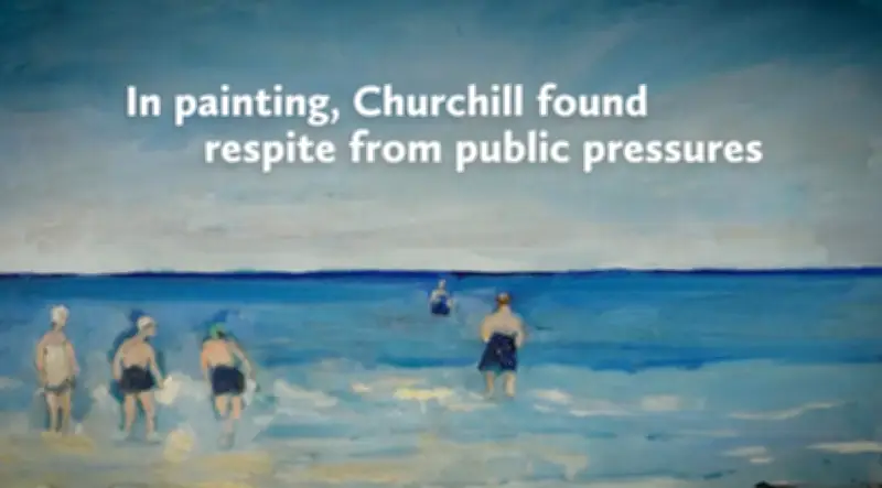 Museu de Londres exibe lado artista de Winston Churchill em nova exposição