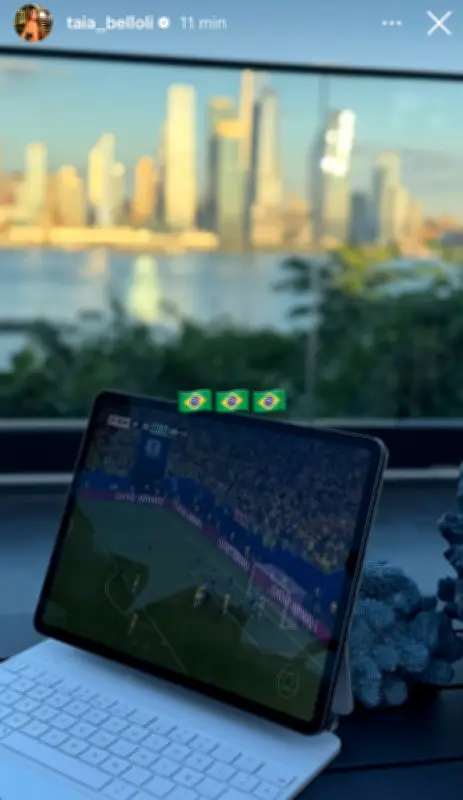 Natalia Belloli não vai a estádio para terceiro jogo do Brasil após lesão de Raphinha