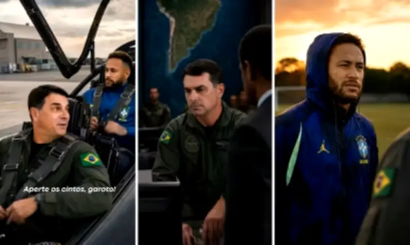 Neymar não autorizou vídeo de IA de Flávio sobre 'home office'