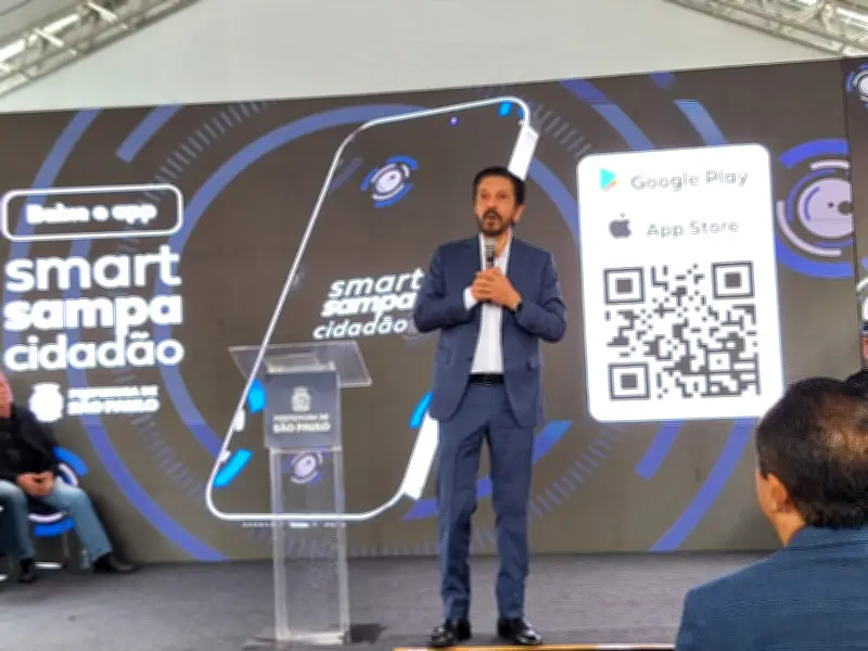 Nunes lança app Smart Sampa para leitura de placas e helicóptero com câmeras