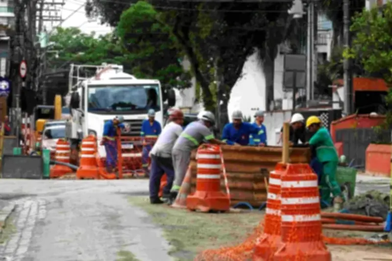 Obras da Sabesp interditam ruas em Cubatão, Santos e Guarujá até domingo