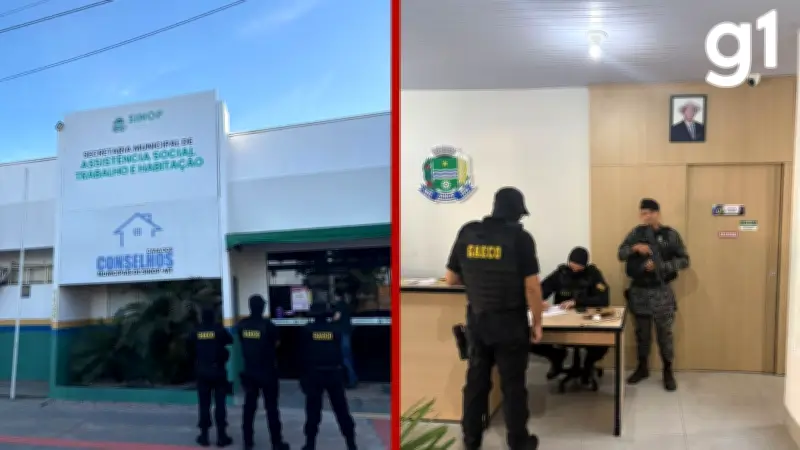 Operação Aliança Oculta mira servidores de Sinop suspeitos de ligação com Comando Vermelho