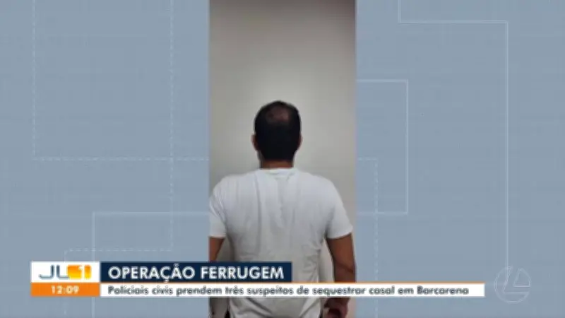 Operação Ferrugem: mais três suspeitos presos por sequestro de casal em Barcarena