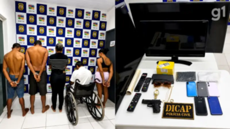Operação prende 5 por latrocínio, receptação e golpe contra idosa em Timon
