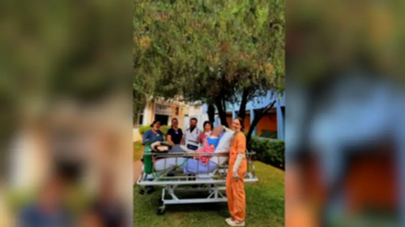 Paciente na UTI há 5 meses realiza sonho de ver o sol e tomar sorvete