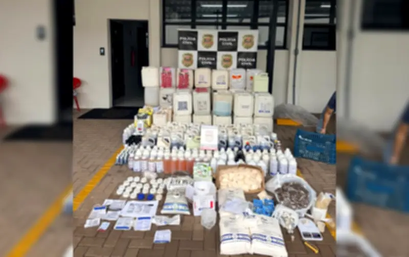 Pai e filho presos em Bauru por falsificar e vender agrotóxicos ilegais