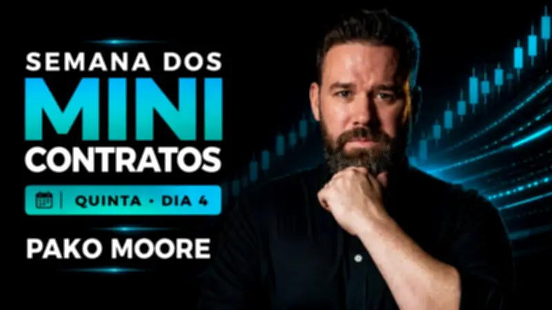 Pako Moore ensina leitura de preço e fluxo em minicontratos