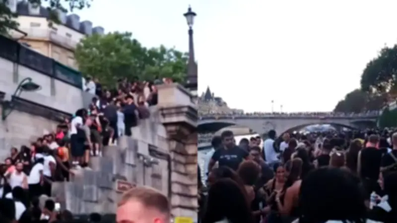 Paris atinge 43°C e Rio Sena lota em onda de calor histórica na França