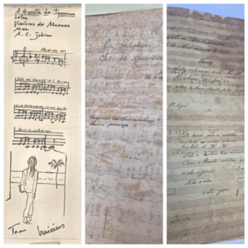 Partituras raras no Rio: manuscritos históricos da música brasileira
