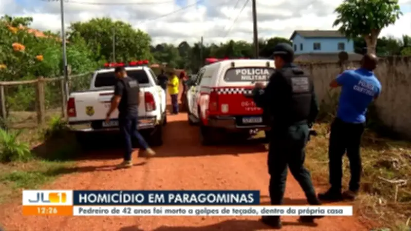 Pedreiro morto a facão após briga por celular em Paragominas