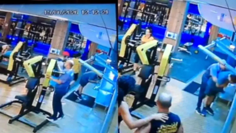 Personal trainer salva aluno engasgado com água em academia de Fortaleza