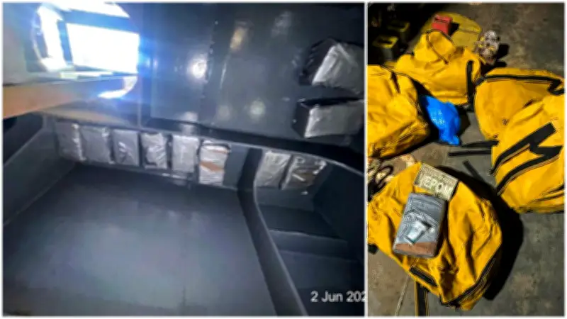 PF apreende 80 kg de cocaína em navio com destino à Europa no Ceará