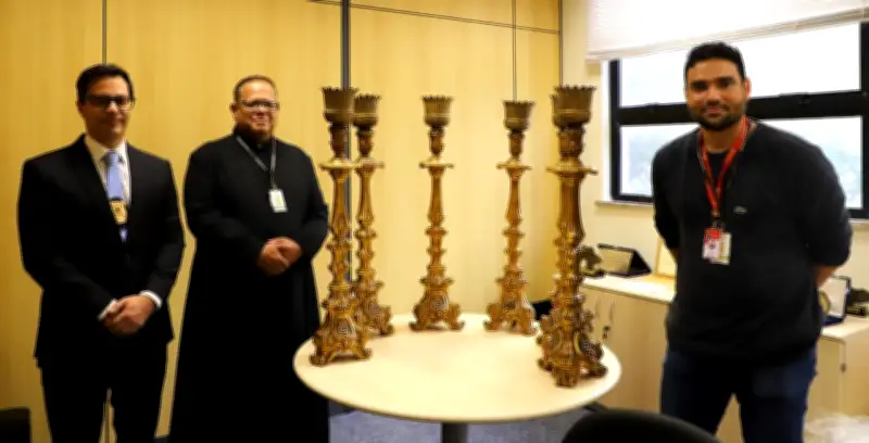 PF devolve seis tocheiros sacros à Igreja de Santa Luzia no Rio