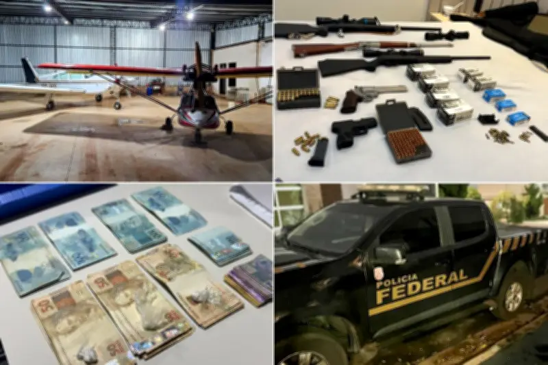 PF prende irmãos donos de hangar usados para tráfico de cocaína