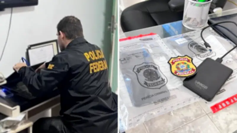PF prende suspeito de armazenar material de abuso infantojuvenil em Caçapava