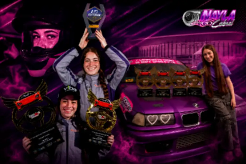 Pilota amplia presença feminina no drift