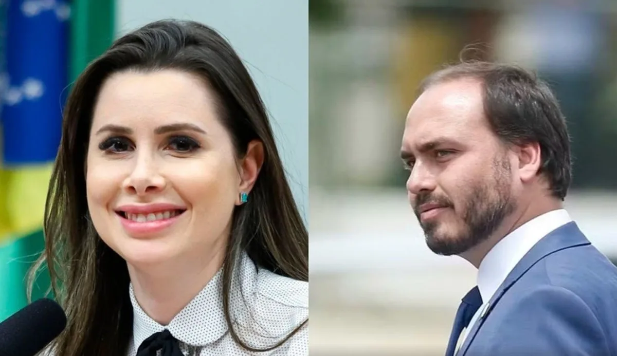 PL oficializa Carlos Bolsonaro e Carol de Toni como candidatos ao Senado por Santa Catarina