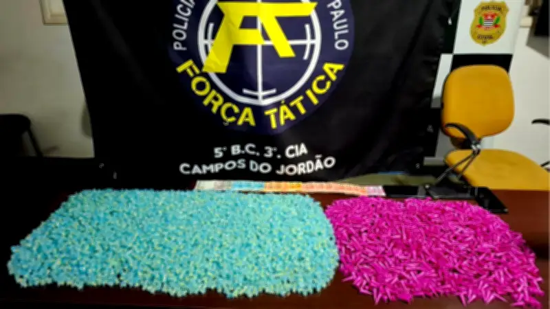 PM apreende 5 mil porções de drogas e detém 5 suspeitos em SP