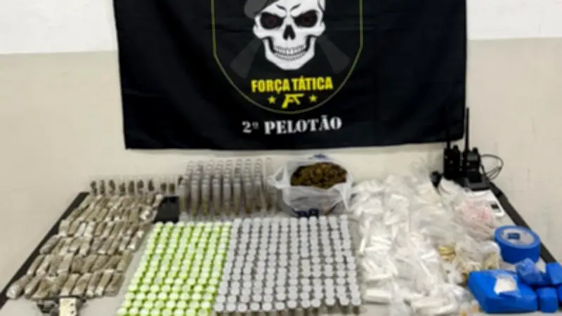 PM prende homem com mais de 3 mil porções de drogas em Bragança Paulista