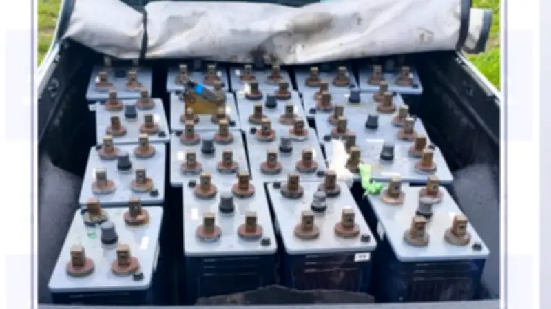 PM recupera 18 baterias furtadas avaliadas em R$ 180 mil em Caruaru