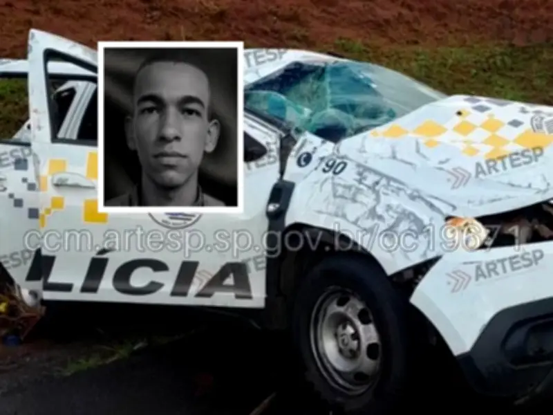 PM rodoviário morre em capotamento na SP-326 em Matão