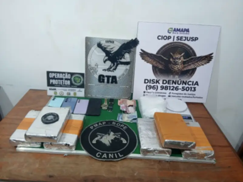 Polícia apreende 6 kg de cocaína em embarcação de Belém para Macapá