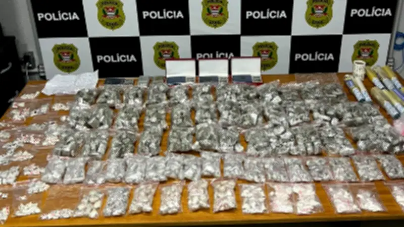 Polícia apreende quase 10 kg de drogas em operação em Catanduva (SP)