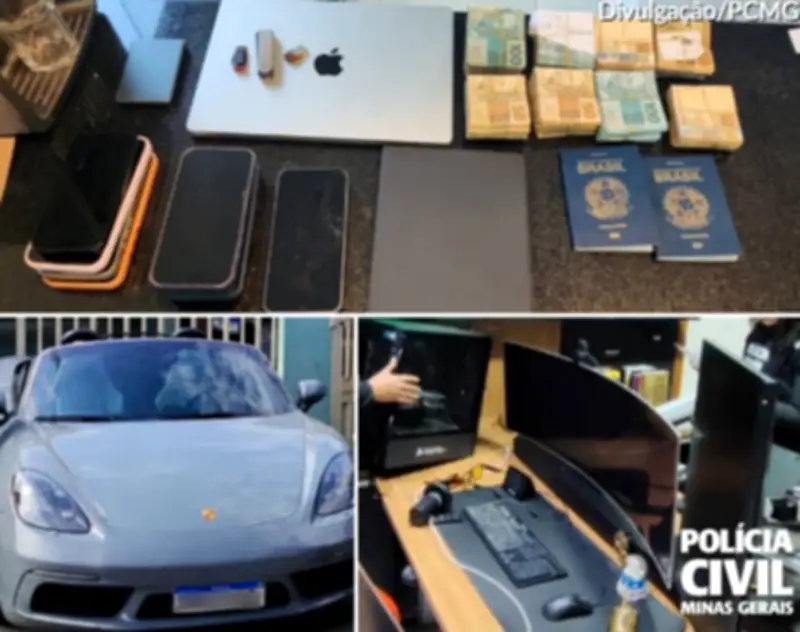 Polícia desarticula esquema de fraudes em apostas online em Contagem